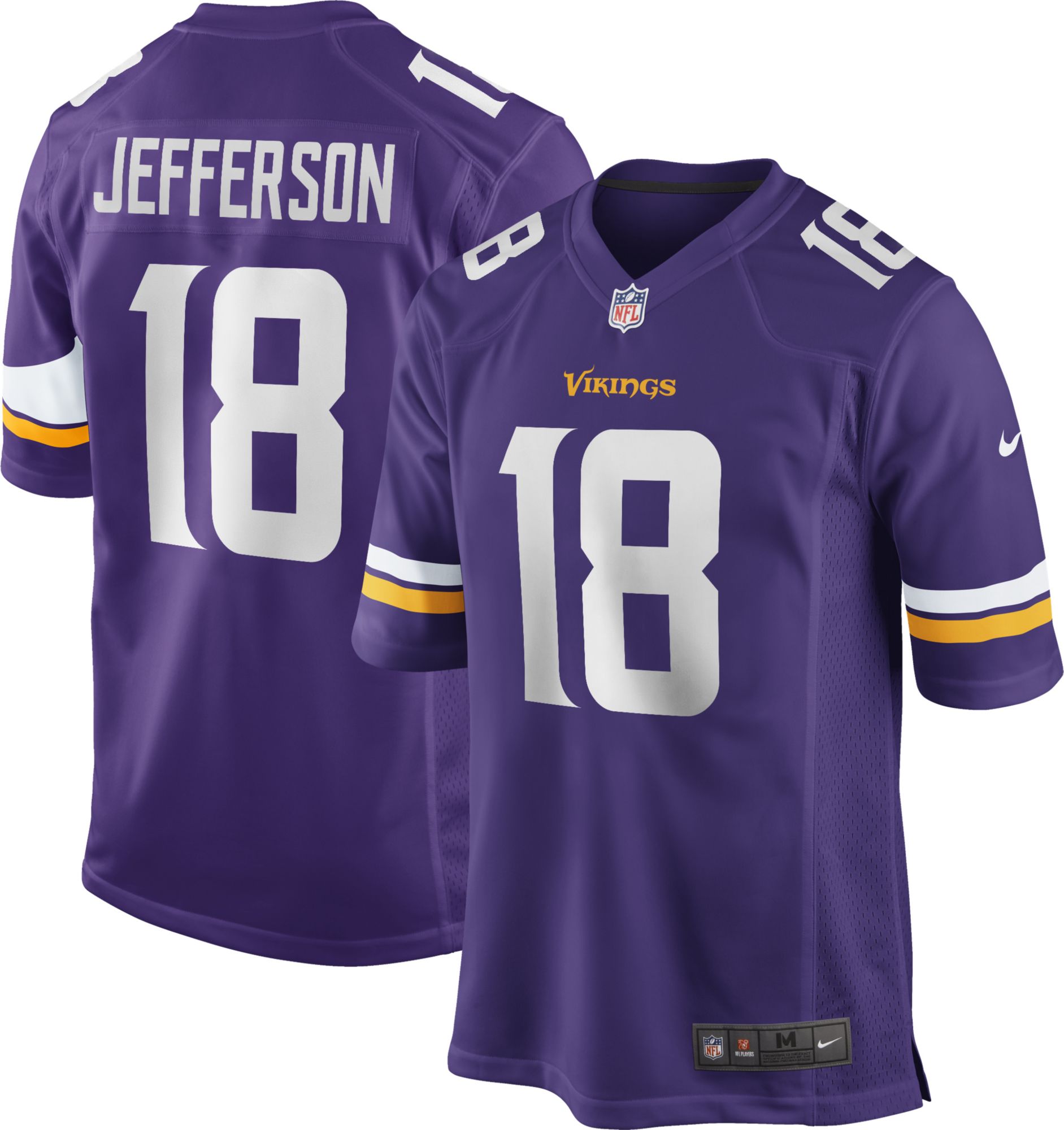 Buy Justin Jefferson Minnesota Vikings Nike Alternate Game Jersey - Purple  F4235243 Online