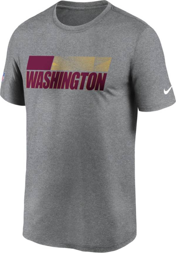 Nike Men's Washington Football Team Dark Grey Legend Sideline T-Shirt