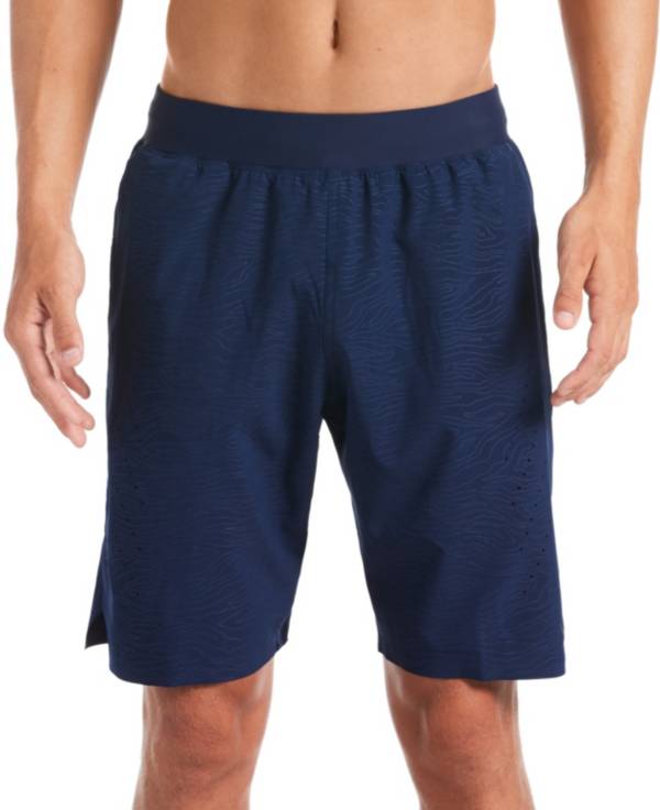 Nike Men's Geo Emboss Blade Volley Swim Trunks