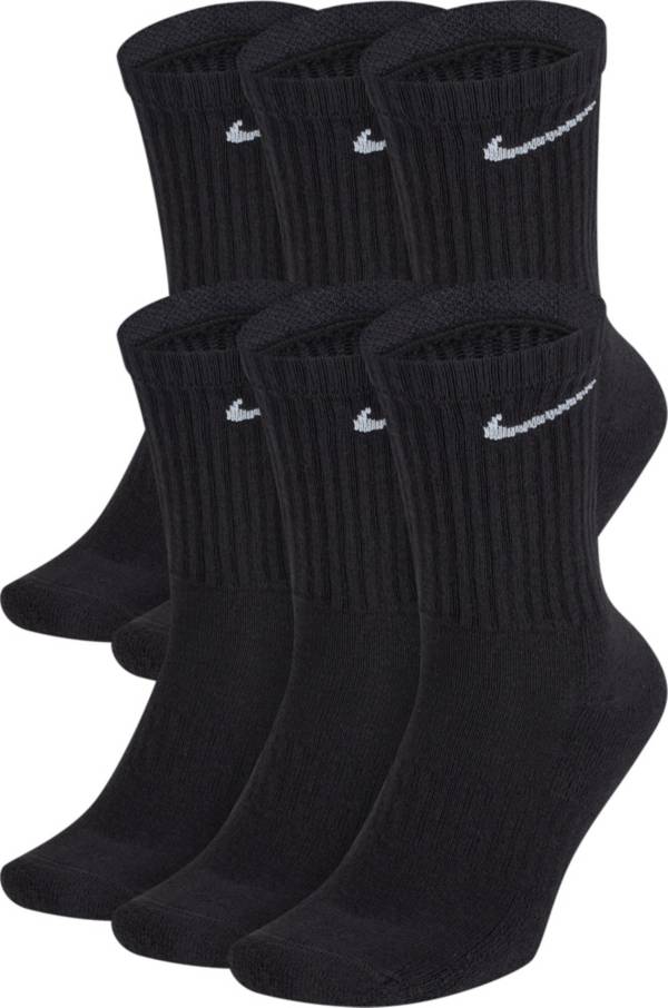 Nike Everyday Cushioned Training Crew Socks – 6 Pack