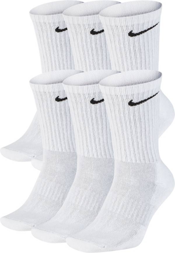 otro Excéntrico Mono Nike Everyday Cushioned Training Crew Socks – 6 Pack | Dick's Sporting Goods