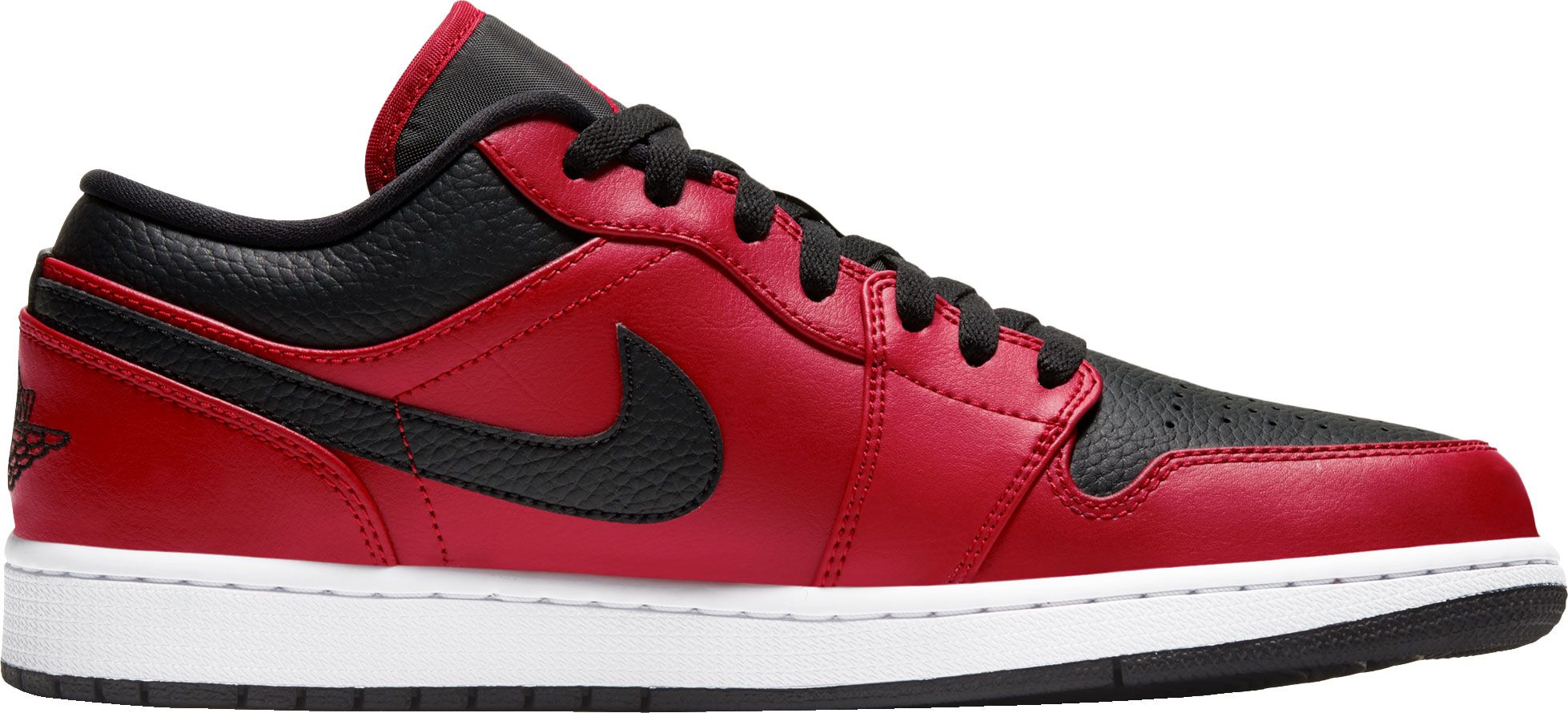 jordan 1 low red black white