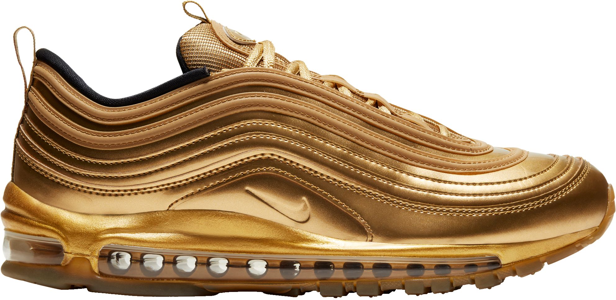 new gold nike shoes