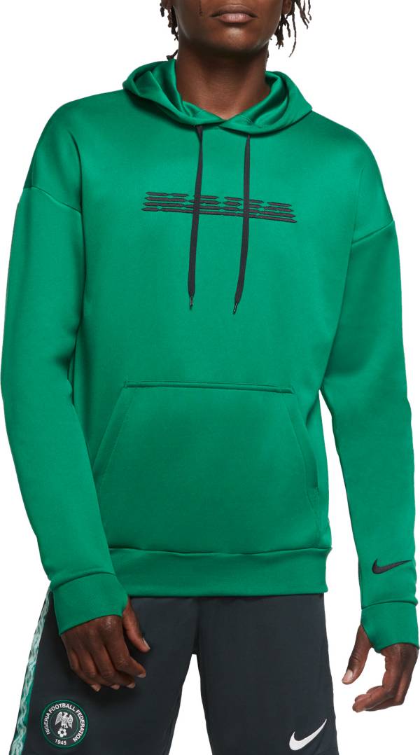 Nike Men's Nigeria Naija Green Pullover Hoodie