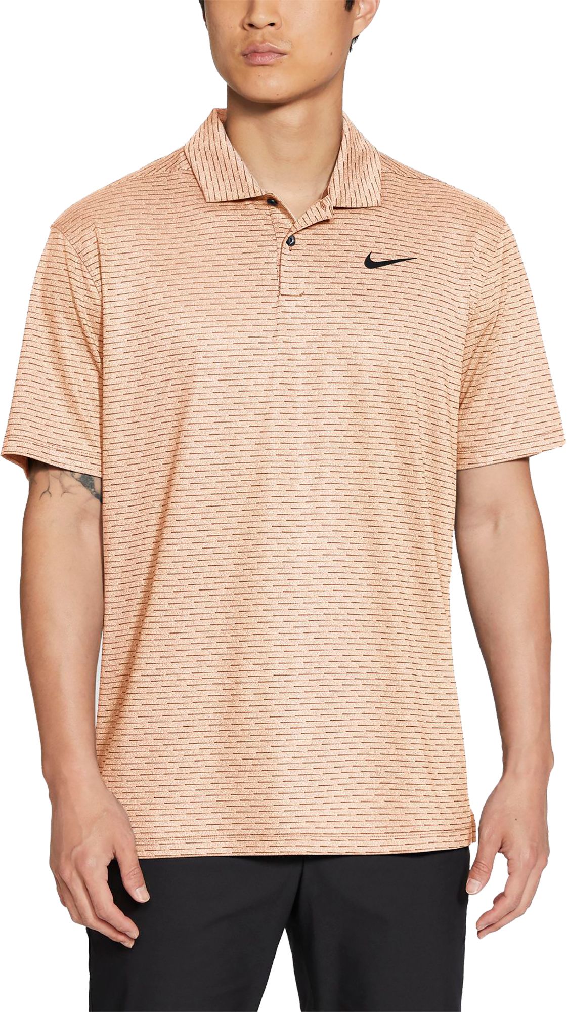 nike men's vapor control stripe golf polo