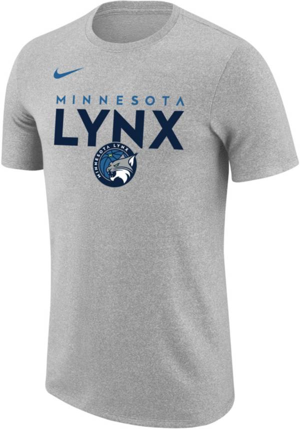 Nike Adult Minnesota Lynx Grey Marled Logo T-Shirt