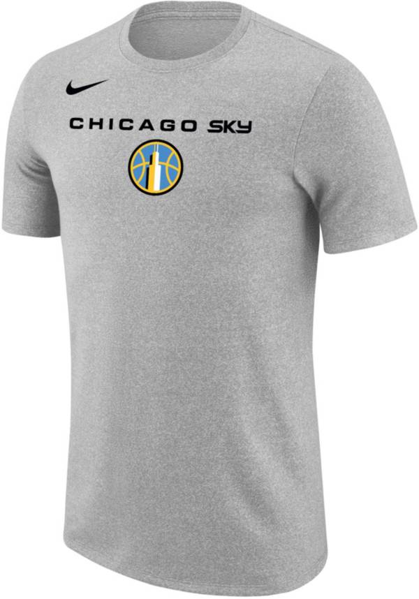 Nike Adult Chicago Sky Grey Marled Logo T-Shirt