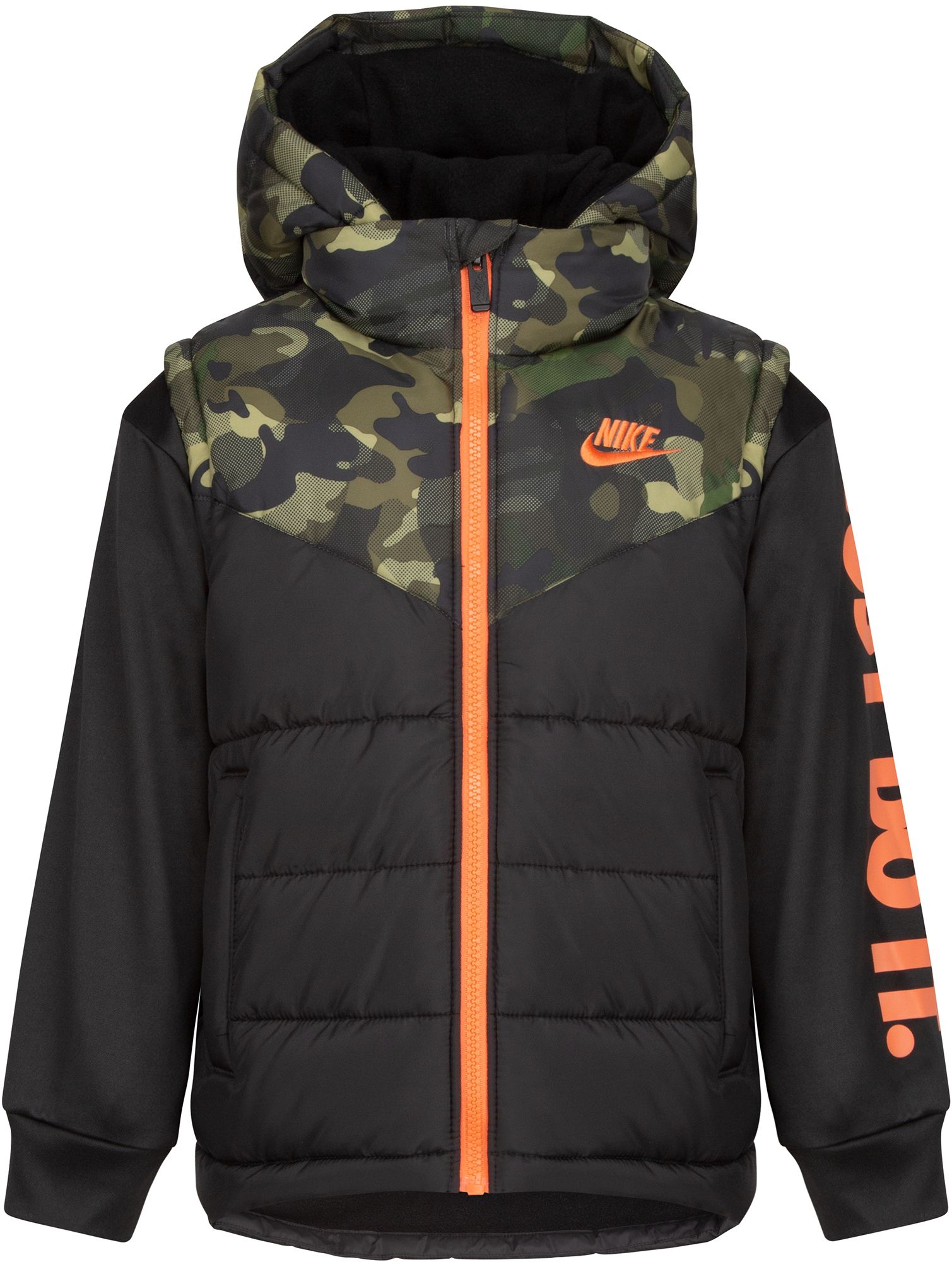 nike camo bubble jacket