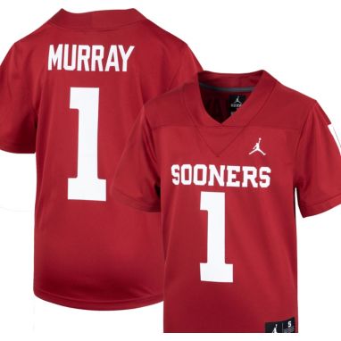 sorry, Jordan Youth Oklahoma Sooners Kyler Murray #1 Crimson Replica Football Jersey is currently out of stock