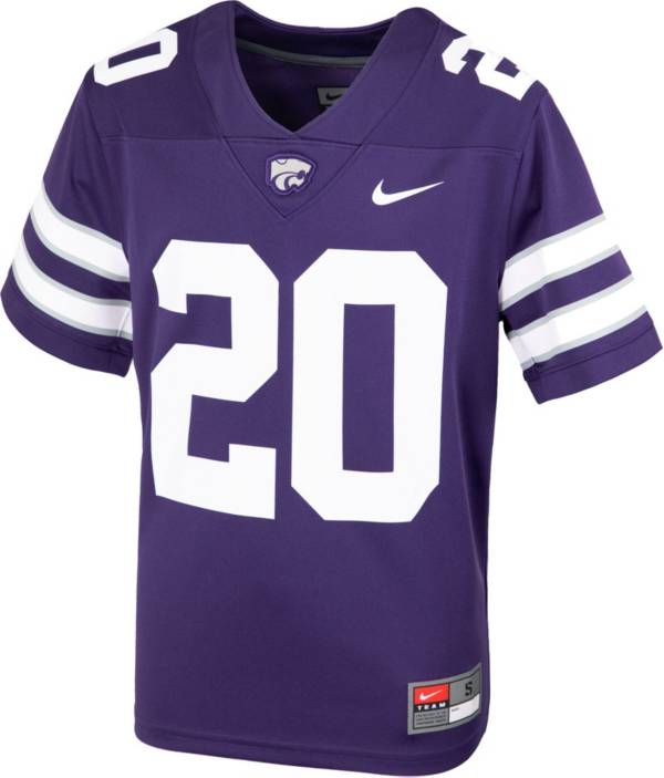 Nike Youth Kansas State Wildcats Purple Replica Football Jersey