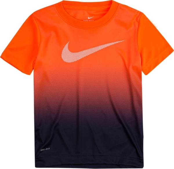 Nike Boys' Ombre Swoosh Drift Short Sleeve T-Shirt