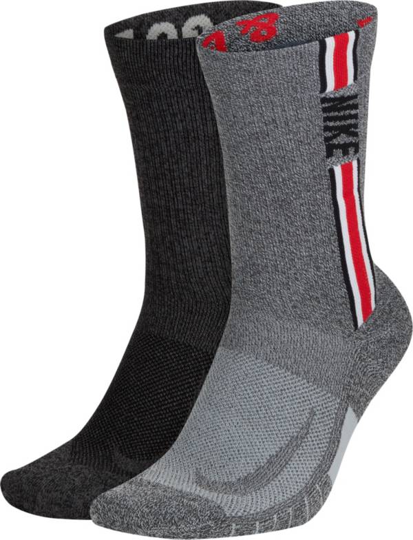Nike Ohio State Buckeyes Multi Crew Socks 2 Pack