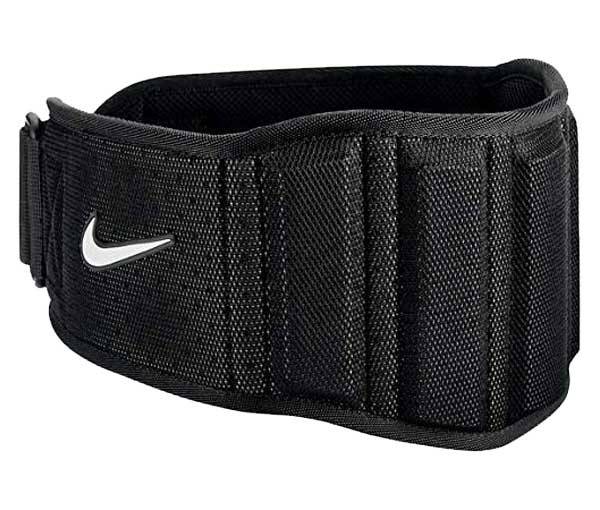 Nike Unisex Structured Training Belt 2.0 Size Large, Black/Volt