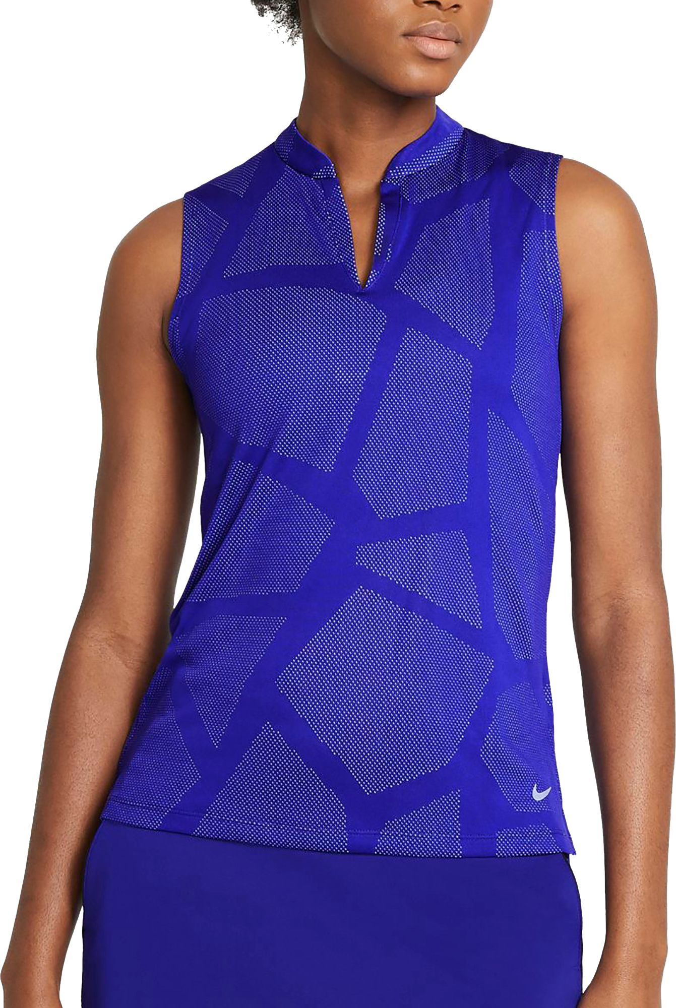 nike womens sleeveless golf shirts