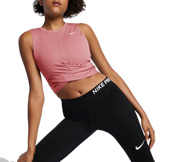 Nike Women's Dri-FIT Cropped Twist Training Tank Top product image