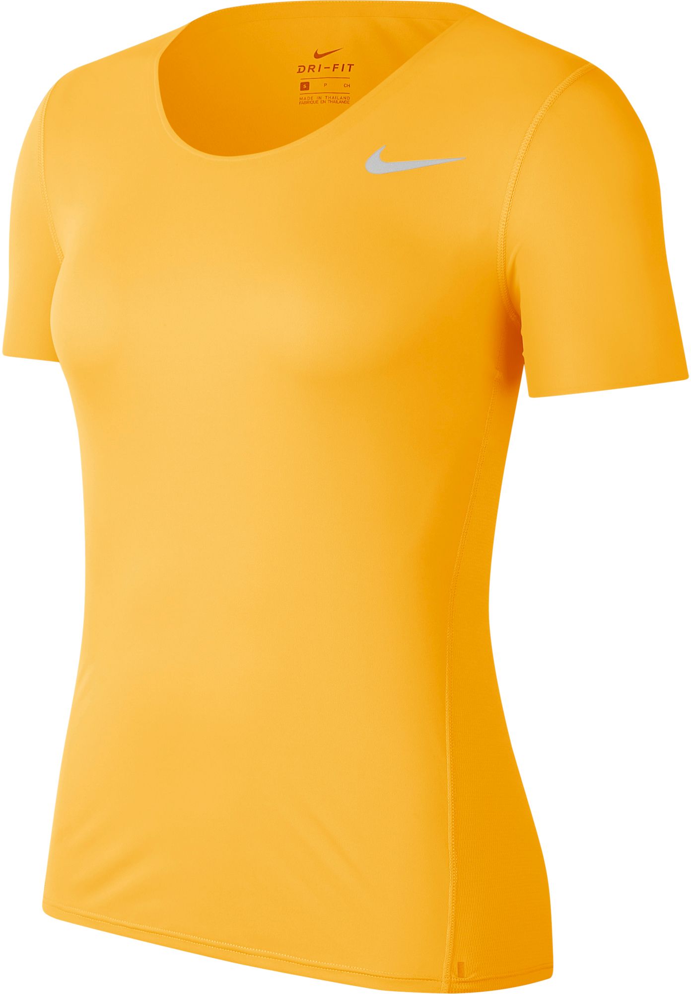 orange nike shirt women's