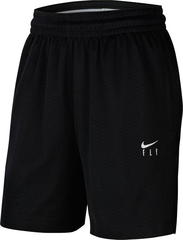 Nike Shorts Womens Sz Small Gray Dri Fit Basketball Baggy Big Check Swoosh  Logo