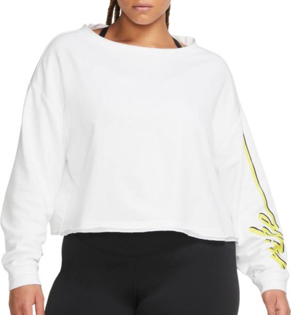 Nike Women's Femme Cropped Training Crew Sweatshirt