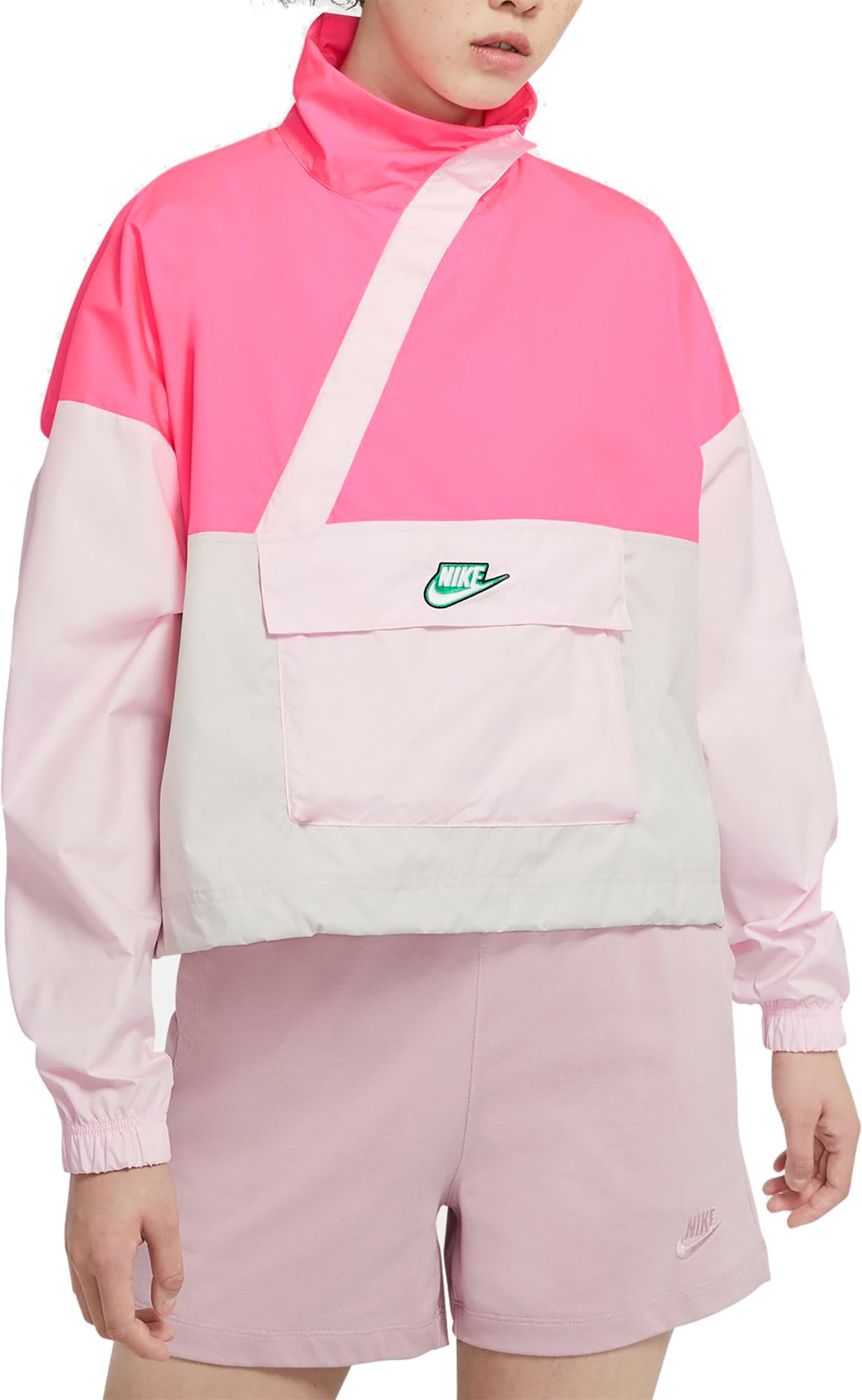 pink nike jacket