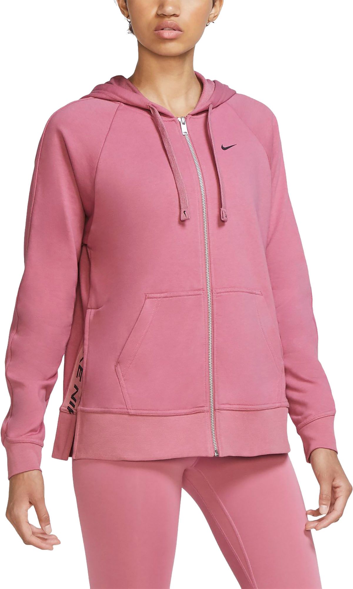 nike training hybrid full zip hoodie