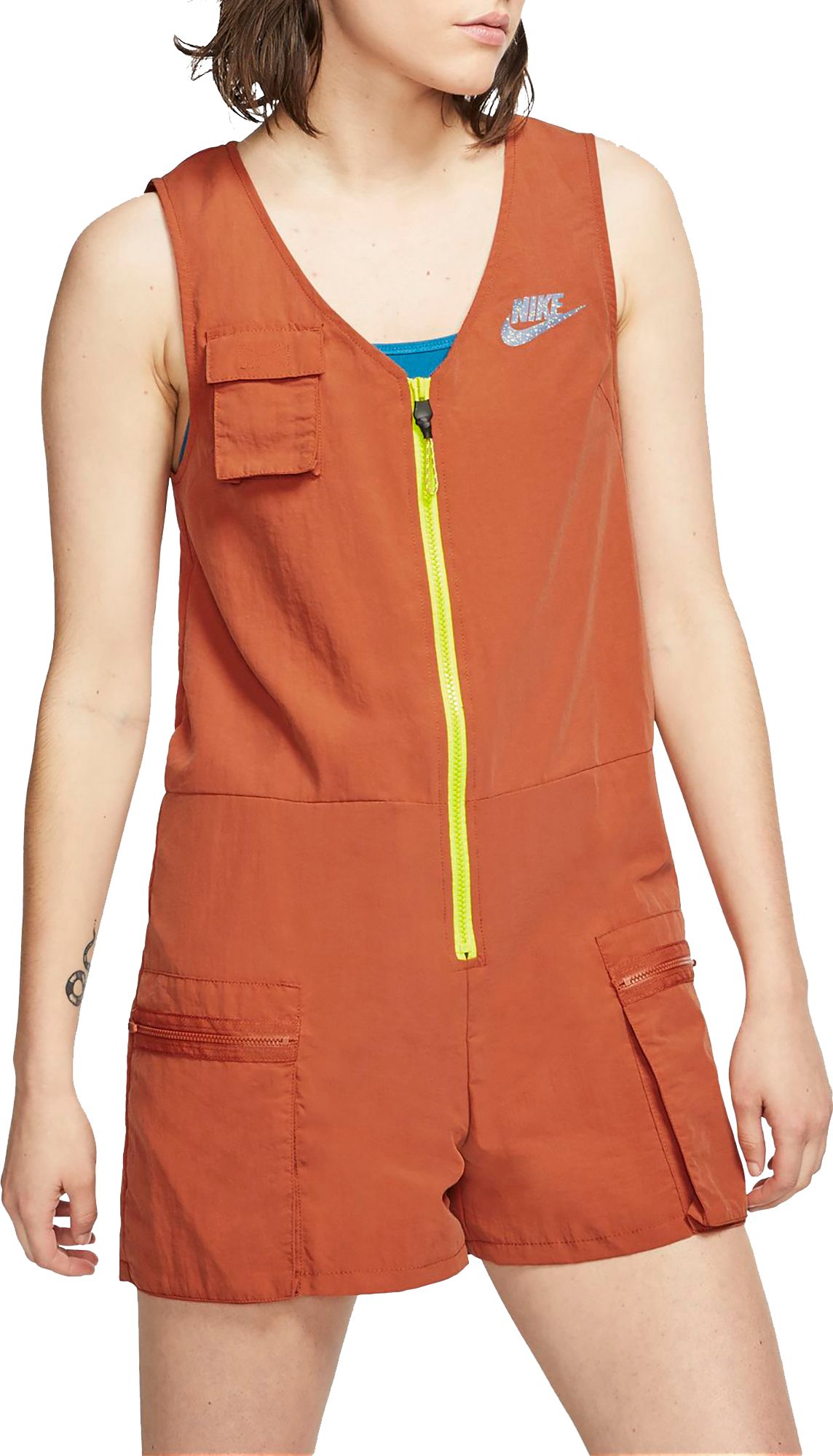 orange nike jumpsuit