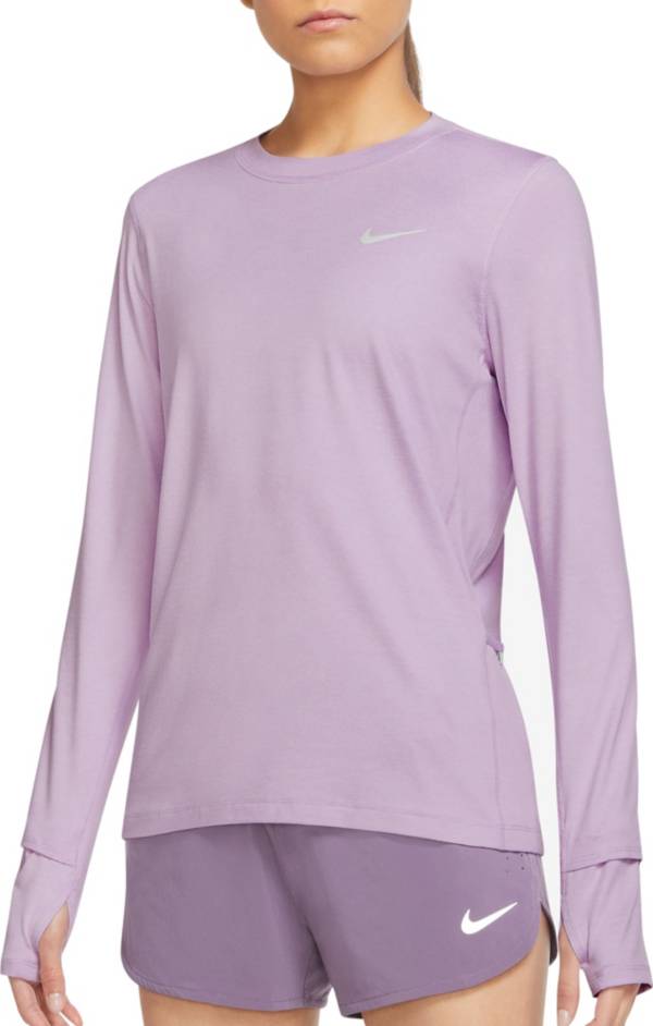 Putte Gå igennem enestående Nike Women's Element Running Crewneck Pullover Long Sleeve Shirt | Dick's  Sporting Goods