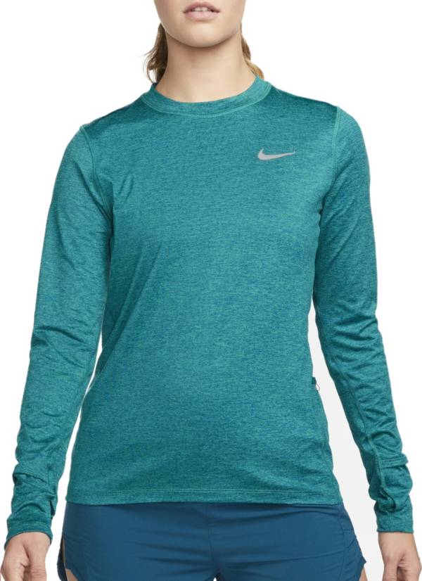 Nike women's element crew 2024 running long sleeve shirt