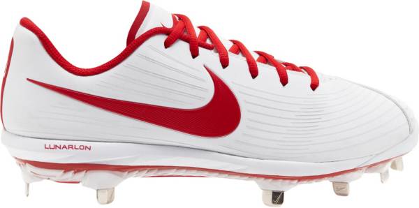 red and white nike softball cleats