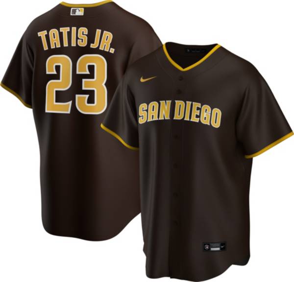 Custom Padres Jersey  Brown Stitch Baseball - Pullama