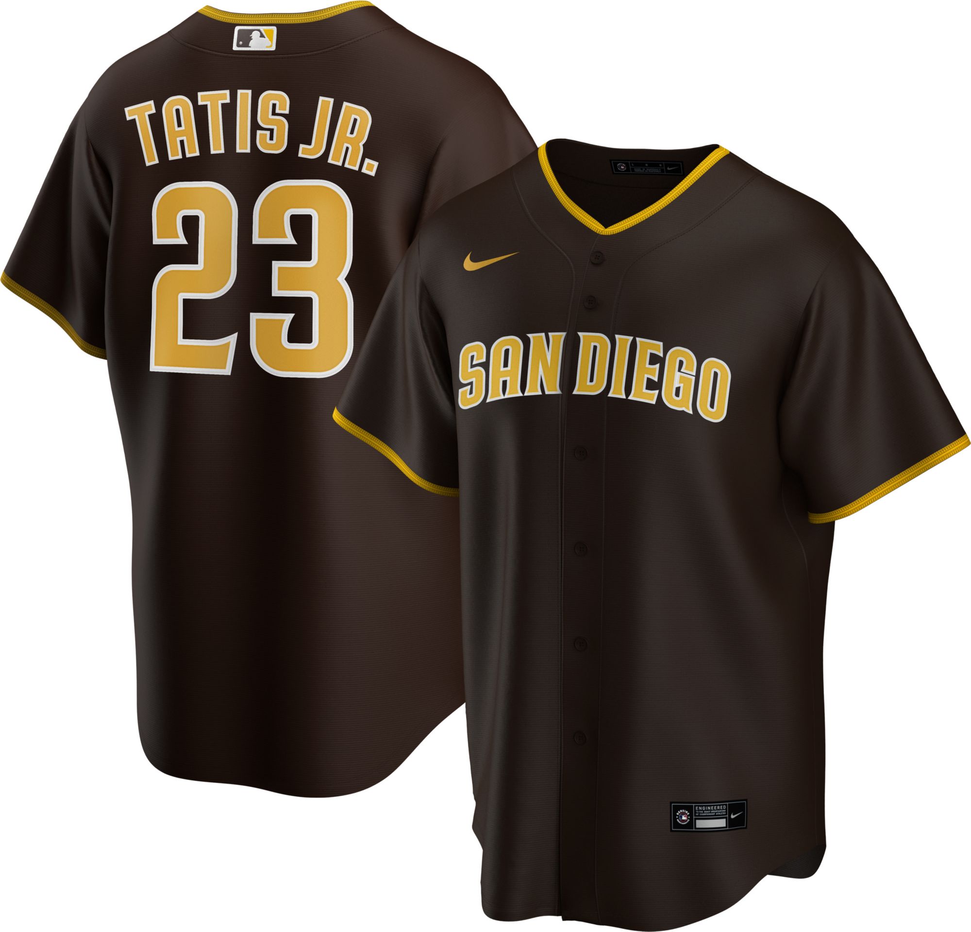 Profile Men's Fernando Tatis Jr. Brown San Diego Padres Big and Tall  Replica Player Jersey