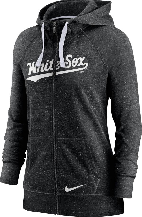 Nike Women's Chicago White Sox Gym Vintage Black Hoodie