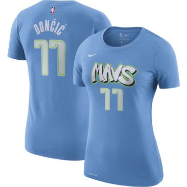 sorry, Nike Women's Dallas Mavericks Luka Doncic #77 Dri-FIT Blue City Edition T-Shirt is currently out of stock