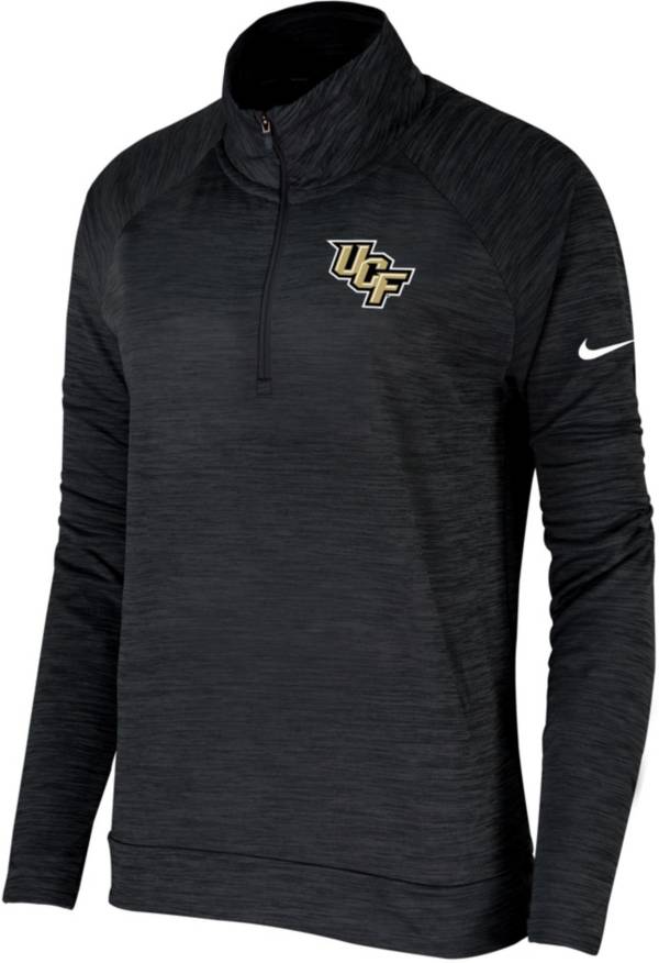 Nike Women's UCF Knights Pacer Quarter-Zip Black Shirt