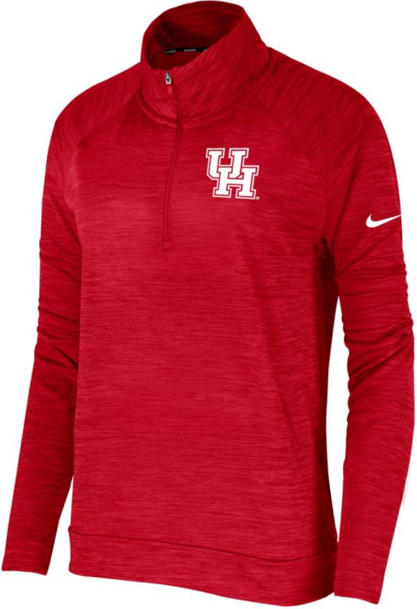 Nike Women's Houston Cougars Red Pacer Quarter-Zip Shirt product image