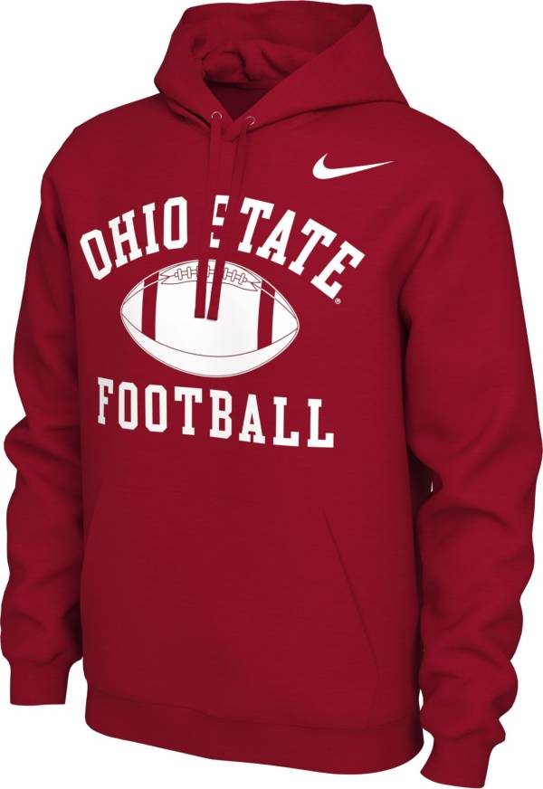 Nike Women's Ohio State Buckeyes Scarlet Pullover Football Hoodie