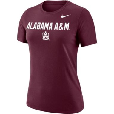sorry, Nike Women's Alabama A&M Bulldogs Maroon Dri-FIT Cotton Performance T-Shirt is currently out of stock