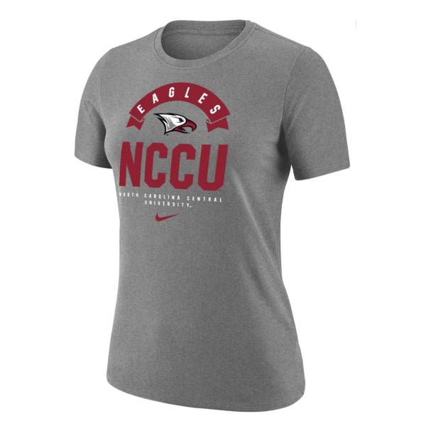 Nike Women's North Carolina Central Eagles Grey Dri-Fit Cotton T-Shirt