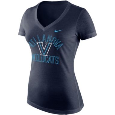 sorry, Nike Women's Villanova Wildcats Navy Tri-Blend V-Neck T-Shirt is currently out of stock
