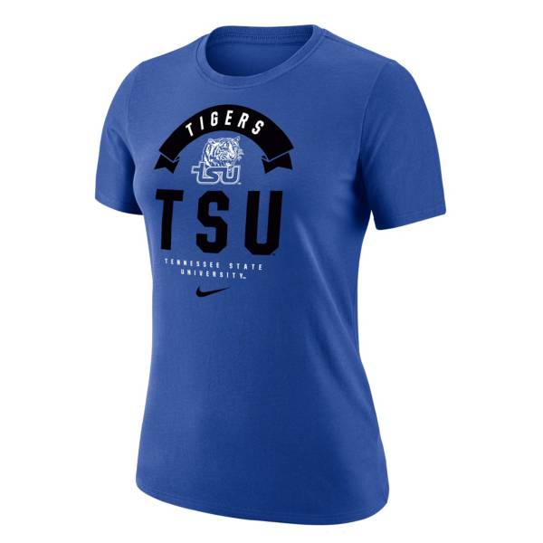 Nike Women's Tennessee State Tigers Royal Dri-Fit Cotton T-Shirt