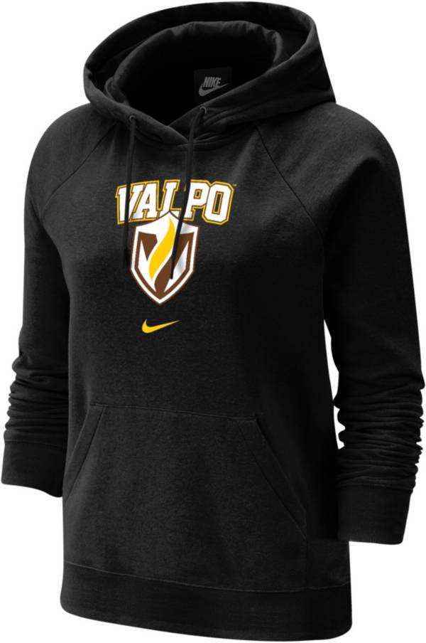 Nike Women's Valparaiso Fleece Pullover Black Hoodie