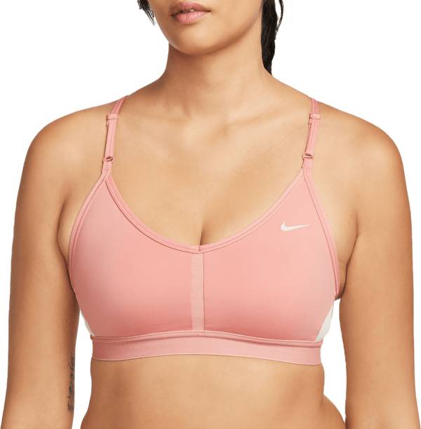 Nike Women's Dri-FIT Indy Light-Support Padded V-Neck Sports Bra