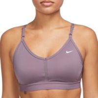 NIKE Pro Dri-FIT Indy Light-Support Padded Strappy Printed Sports Bra, |  Sage green Women‘s Athletic Tops | YOOX
