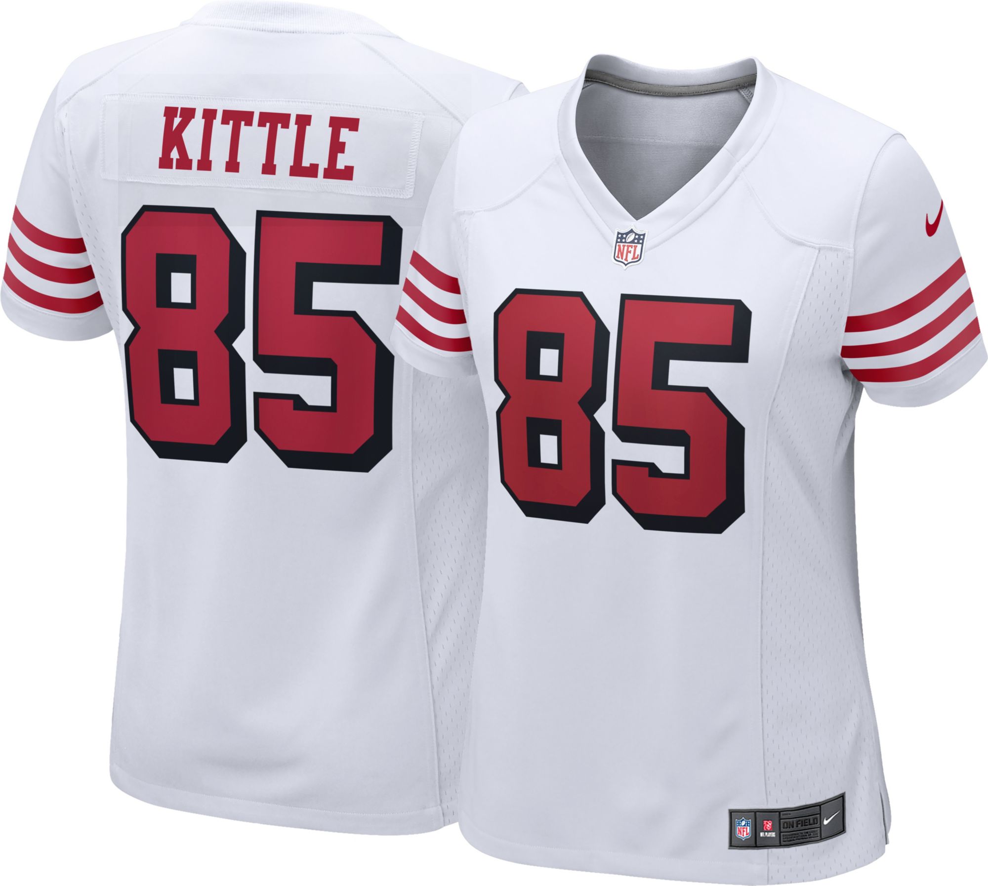 49ers jersey white