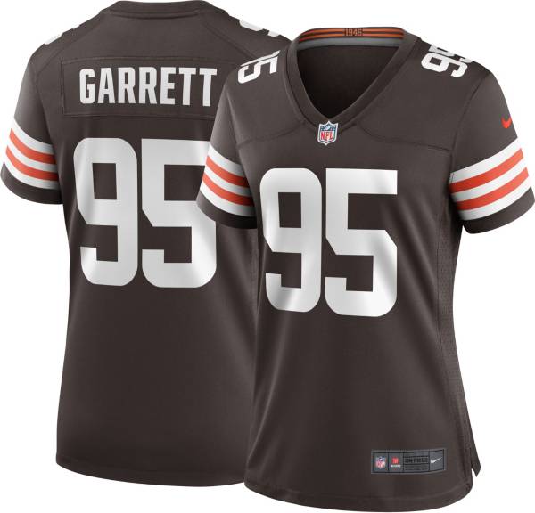 Nike Women s Cleveland Browns Myles Garrett 95 Brown Game Jersey