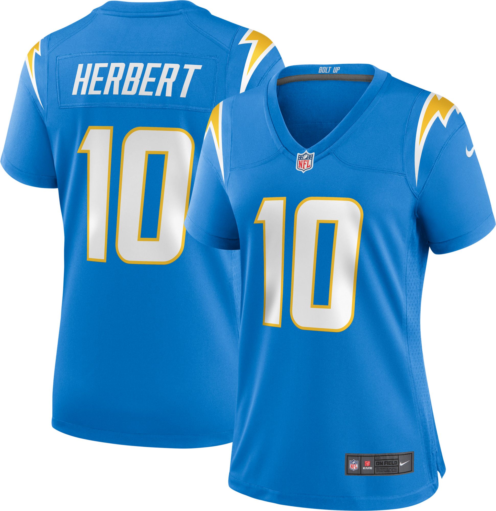 chargers jersey women's