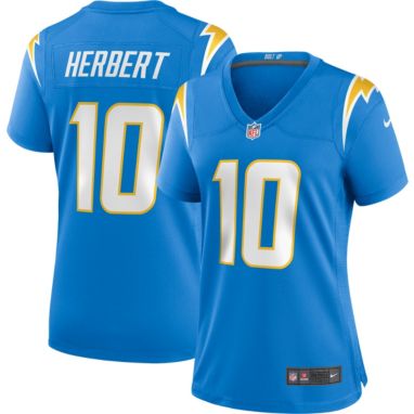 sorry, Nike Women's Los Angeles Chargers Justin Herbert #10 Blue Game Jersey is currently out of stock