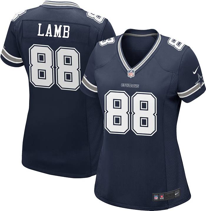 Nike Women's Dallas Cowboys CeeDee Lamb #88 Navy Game Jersey