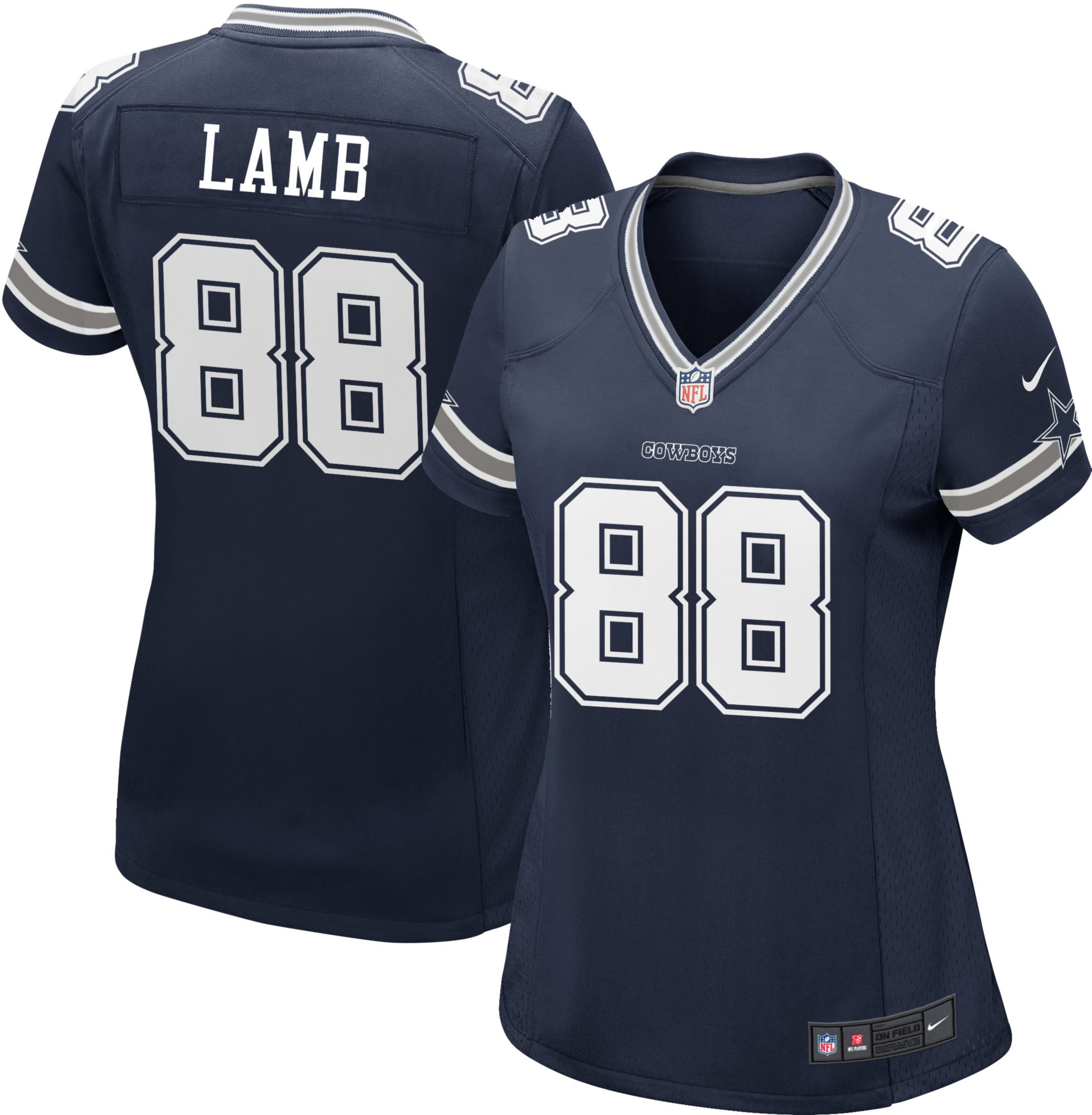 Nike Women's Dallas Cowboys CeeDee Lamb #88 Navy Game Jersey product image