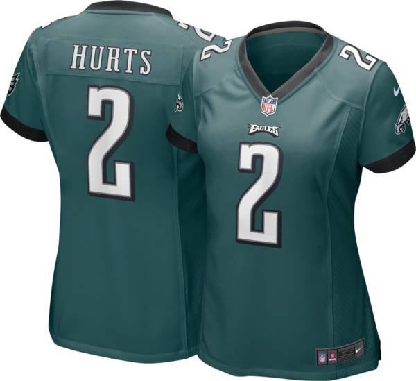 Nike Women S Philadelphia Eagles Jalen Hurts 2 Green Game Jersey Dick S Sporting Goods