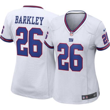sorry, Nike Women's New York Giants Saquon Barkley #26 White Game Jersey is currently out of stock